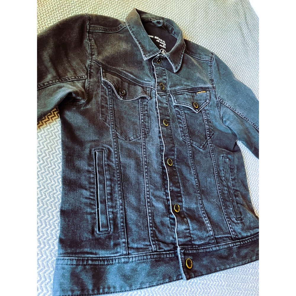 Volcom Weaver Denim Jacket - Black - Medium